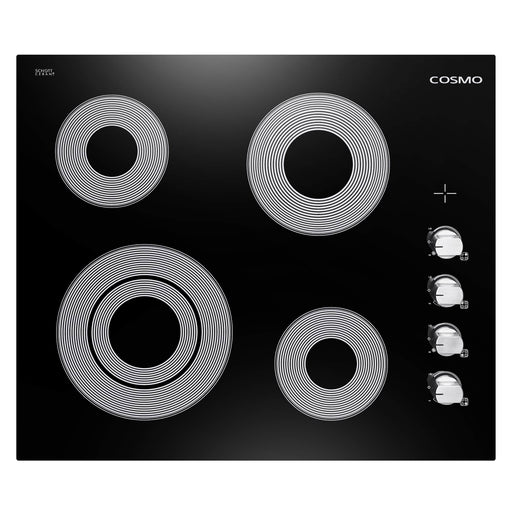Cosmo 24-Inch Electric Ceramic Glass Cooktop with 4 Elements (COS-244ECC) Cosmo