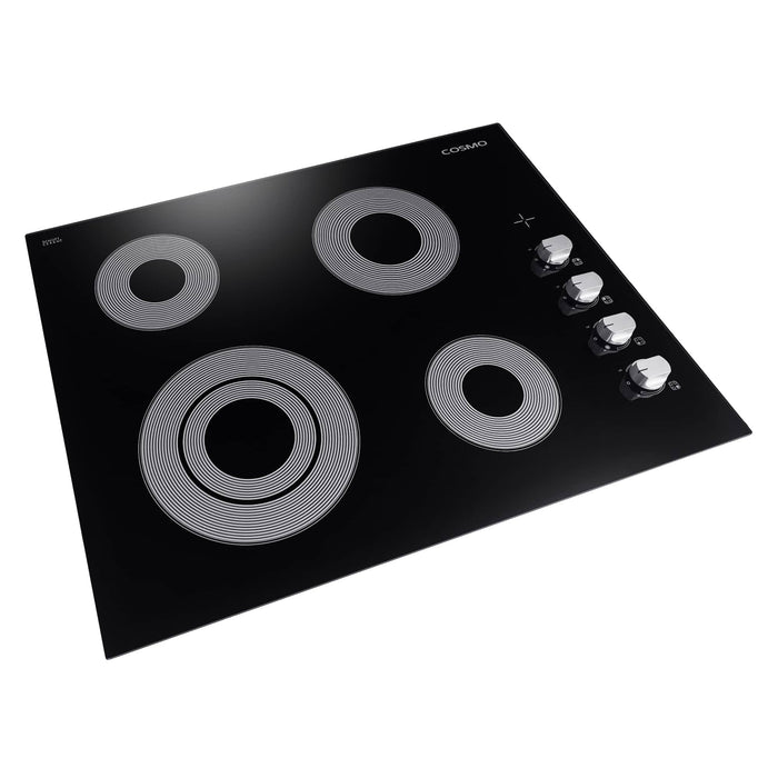 Cosmo 24-Inch Electric Ceramic Glass Cooktop with 4 Elements (COS-244ECC) Cosmo