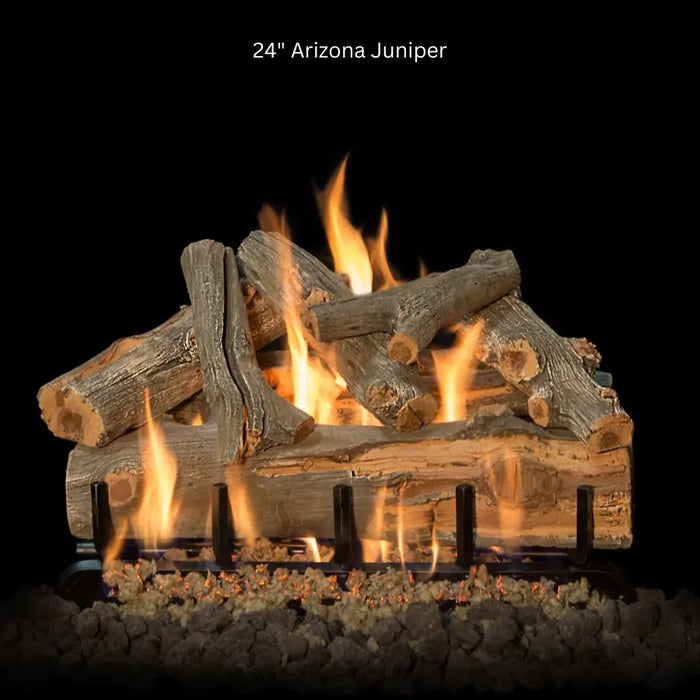 Grand Canyon See-Through Arizona Juniper Vented Gas Log Set