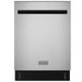 Empava EMPV-24BDW50 24 inch top control built-in dishwasher in silver stainless steel