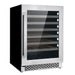 Cosmo 4-Piece Appliance Package - 30-Inch Single Oven Electric Range, Refrigerator, Wine Cooler and Microwave in Stainless Steel (COS-4PKG-265) Cosmo