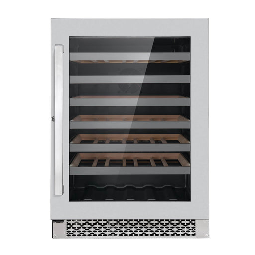Cosmo 24-Inch 48 Bottles Capacity Wine Cooler in Stainless Steel (COS-24BIWCS) Cosmo