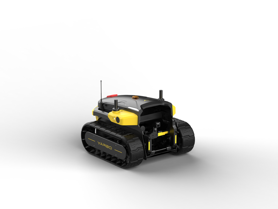 AI-powered robotic yard base system in operation