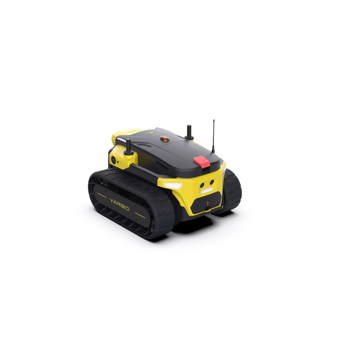 Heavy-duty robotic base towing outdoor equipment