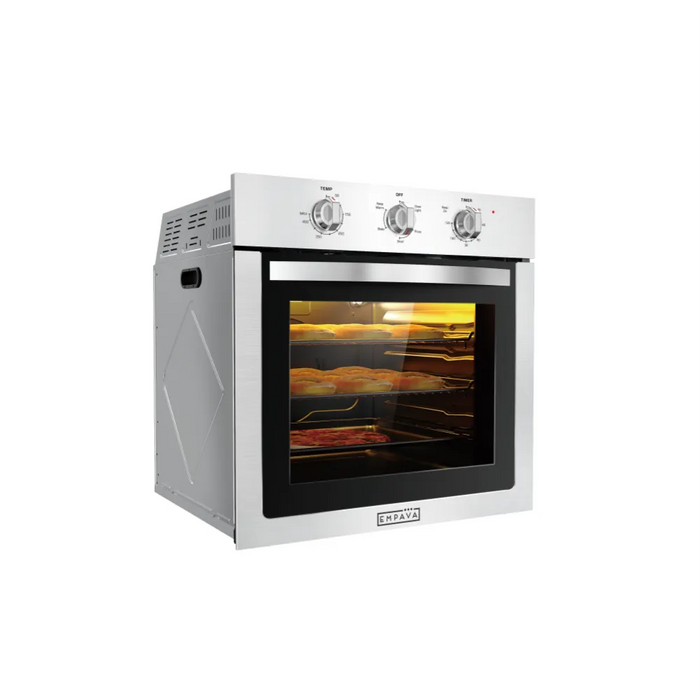 Empava EMPV-24WOE40L built-in electric wall oven with two oven racks