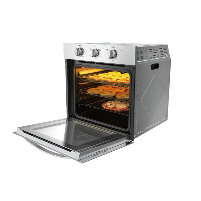 Empava 24 inch electric wall oven EMPV-24WOE40L with 2.5 cubic feet of capacity