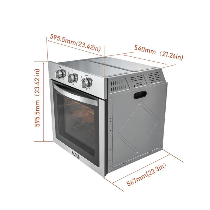 Empava EMPV-24WOE40L single electric wall oven, 85.5 lb