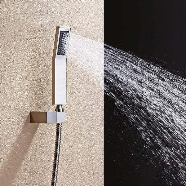 Cascada Showers 24"x48" Rainfall LED Shower Set Double-Function Valve - Product Image 7