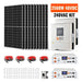 Green Vista Living Rich Solar 2500W 48VDC-240VAC Solar Kit - Side View