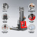 2640lbs Electric Straddle Stacker,  118" Lift,  Adjustable Legs & Fork — view 6