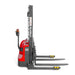 2640lbs Electric Straddle Stacker,  118" Lift,  Adjustable Legs & Fork — view 24