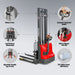 2640lbs Electric Straddle Stacker, 138" Lift,  Adjustable Legs & Forks — view 6