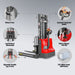 2640lbs Electric Straddle Stacker,  98" Lift,  Adjustable Legs & Forks — view 6