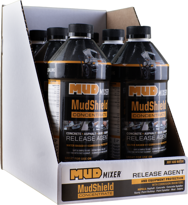 MudShield 32 oz concentrate bottles, case of 6