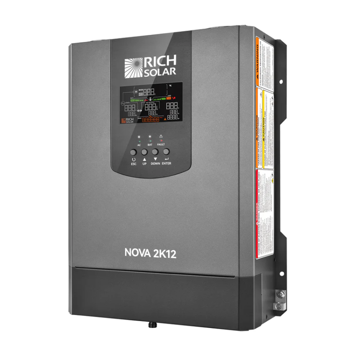 Rich Solar NOVA 2K12 2000W 12V Pure Sine Wave Inverter with