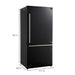 Forno Milano Espresso 31" Black 17.2 cu. ft -FFFFD1785-31BLK FORNO