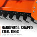 48 in Stone Burier Reverse Rotary Tiller,  3 Point Hitch Cat.1,  Chain — view 6