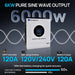 Green Vista Living ECO-WORTHY 6KW Solar Off-grid Split-phase AIO Inverter, 48Vdc to... Power Inverter - Detail View