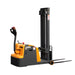 Xilin CPD10W-118 counterbalanced stacker fork and load detail