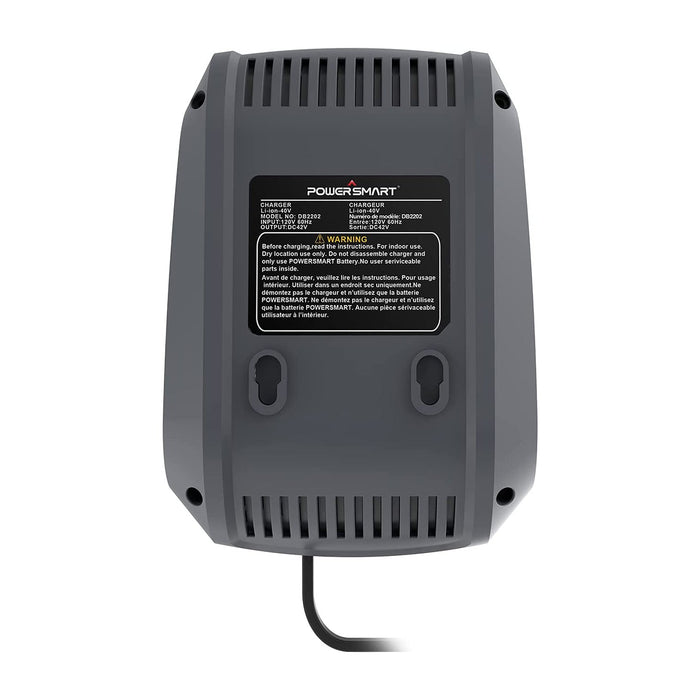 PowerSmart 40V 4A Lithium Battery Charger, 40V DC Platform, Replacement Battery Charger DB2202