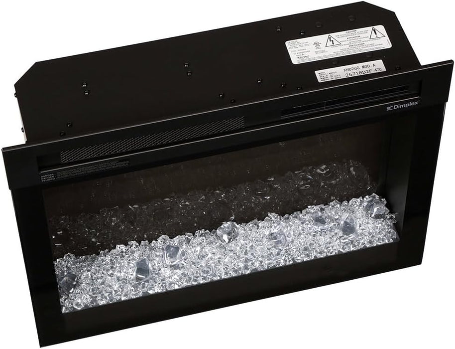 Dimplex 33 Inch Multi-Fire XHD Firebox with Acrylic Ember Media Bed (XHD33G) Dimplex