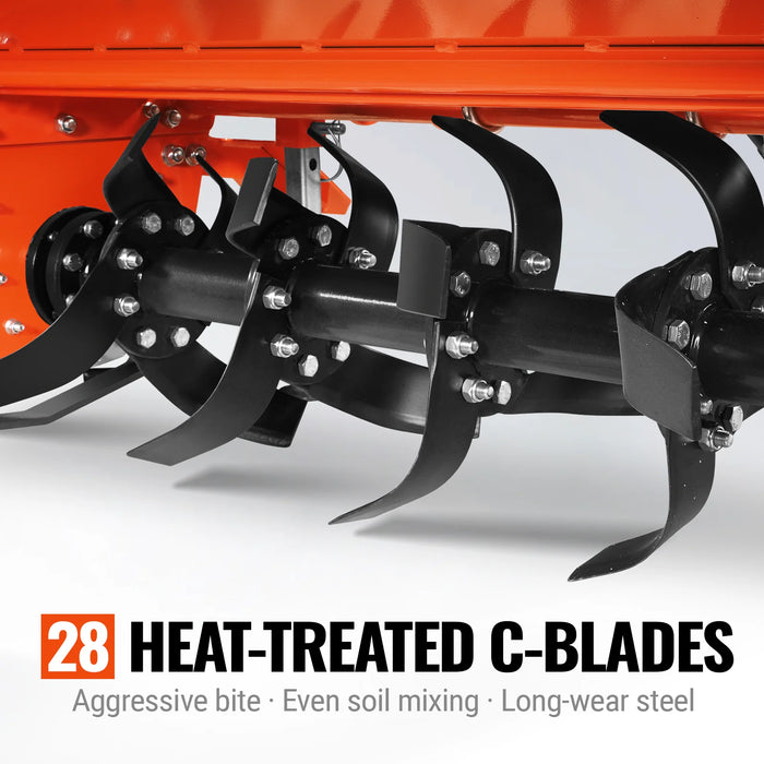48 in Rotary Tiller,  3 Point Hitch Cat.1,  Chain Drive,  PTO Shaft In — dimensions diagram