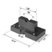(1 Pack / 2 Pcs ) Press Plates for 100T Shop Press (for SKU: 200065, 2 — angle view