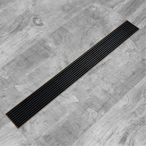 wonderland shower inc Oil Rubber Bronze Linear shower drain stainless steel material 24 inch with tile insert 2-in-1...