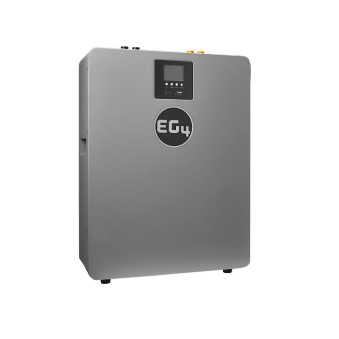 Green Vista Living EG4 100Ah Lithium Battery - WallMount [Indoor] | 48V 5.12kWh LiFePO4 |... Power Station - Side View