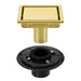 wonderland shower inc Brushed Gold stainless floor drain 6x6inch - Alternate View
