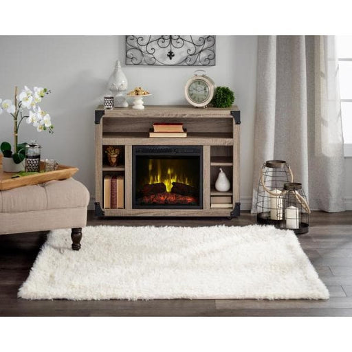 Dimplex Chelsea 37-Inch Media Console with 18-Inch Electric Fireplace in Distressed Oak (C3P18LJ-2086DO) Dimplex