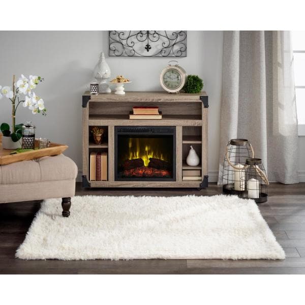 Dimplex Chelsea 37-Inch Media Console with 18-Inch Electric Fireplace in Distressed Oak (C3P18LJ-2086DO) Dimplex