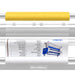 50" x 164 ft PVC Glossy Cold Laminating Film, Yellow Release Paper, for SKU: 501014, 501015, 501016, 501017, 501018, 501