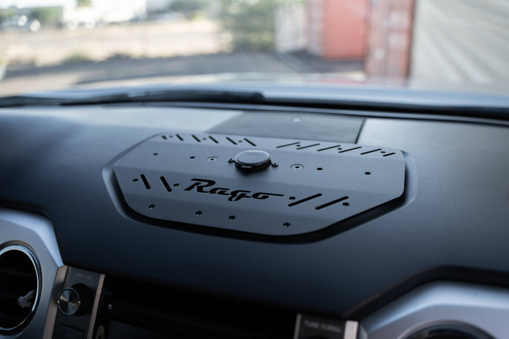 Rago Fabrication 2014-2021 2nd Gen Toyota Tundra - Modular Dash Digital Device Mount – image 11 of 16