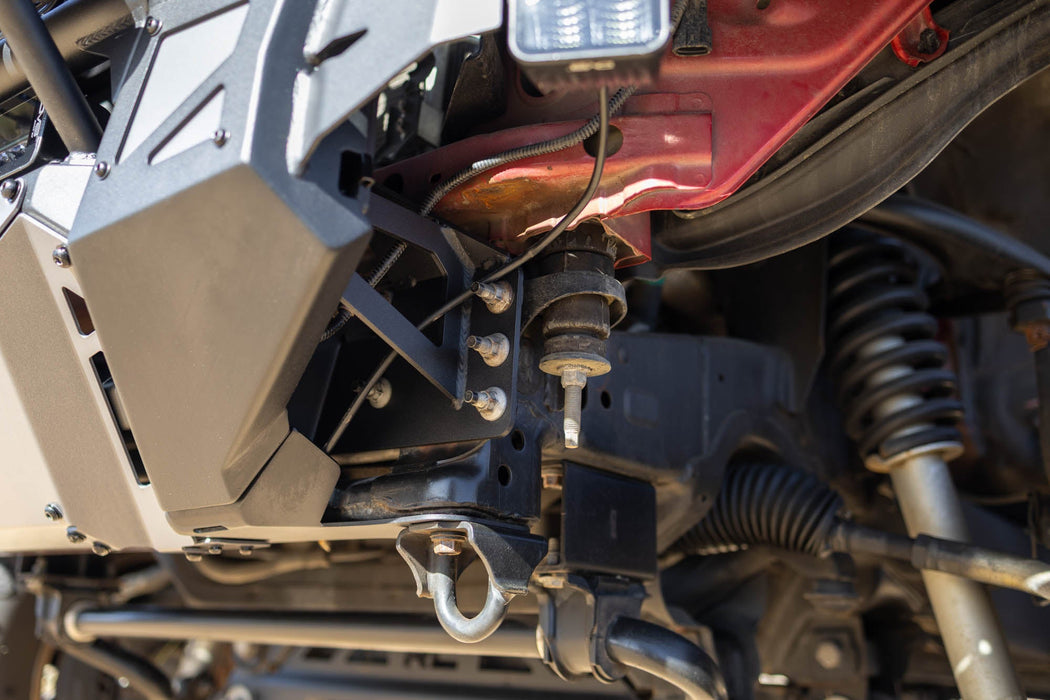 DV8 Offroad 2014-2021 Toyota Tundra Tube Front Bumper – installed on vehicle, image 9 of 16