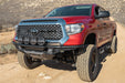 DV8 Offroad 2014-2021 Toyota Tundra Tube Front Bumper – installed on vehicle, image 5 of 16