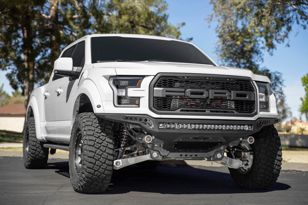 Addictive Desert Designs 2017-2020 Ford Raptor Rock Fighter Frame Cut Front Bumper Heritage – image 3 of 6