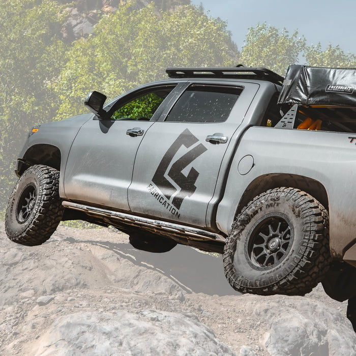 C4 Fabrication 2014-2021 Toyota Tundra Rock Sliders – image 1 of 6