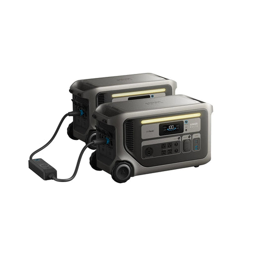 Green Vista Living Anker SOLIX F3000 Portable Power Station x 2 + Double Voltage Hub - Main Product Image