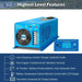 Green Vista Living Sungold Power 6000W DC 24V Split Phase Pure Sine Wave Inverter With Charger - Detail View