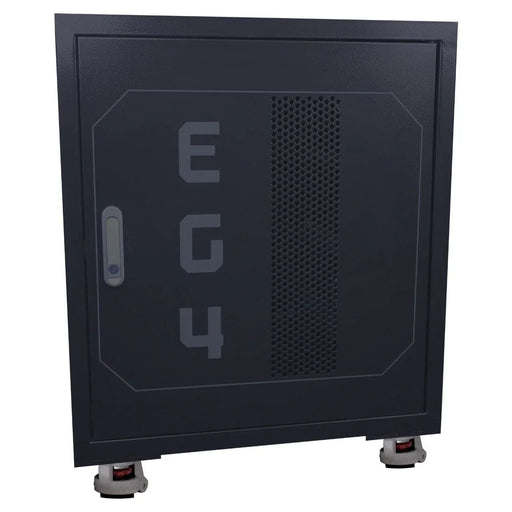 Green Vista Living EG4 Enclosed Battery Rack [Pre-Assembled] | 3 Slot | Wheels Included Power Accessories