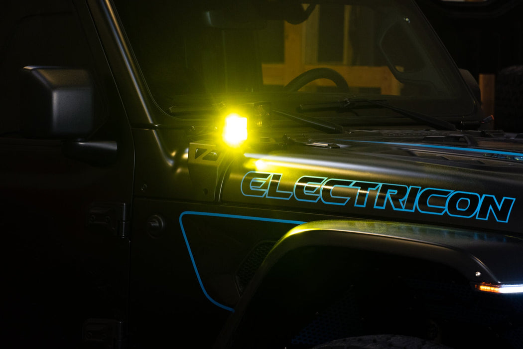 DV8 Offroad 3-Inch Elite Series LED Amber Pod Light – on the trail, image 12 of 18