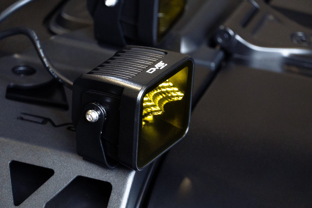 DV8 Offroad 3-Inch Elite Series LED Amber Pod Light – on the trail, image 8 of 18
