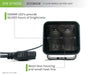 DV8 Offroad 3-Inch Elite Series LED Pod Light – image 11 of 12