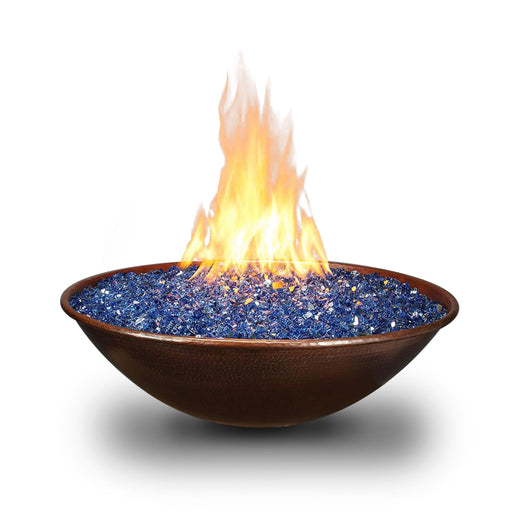 Taza Moreno 30" W Round Copper Fire Bowl - MORENO-TAZA-309 by Starfire Designs Starfire Designs