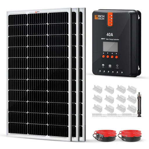 Green Vista Living Rich Solar - 300 Watt Solar Kit