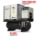 15HP Combined Rotary Screw Air Compressor with Dryer & 105-Gal ASME Ta — angle view