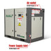 15HP Rotary Screw Air Compressor - 45 CFM,  116 PSI,  460V 3-Phase — angle view