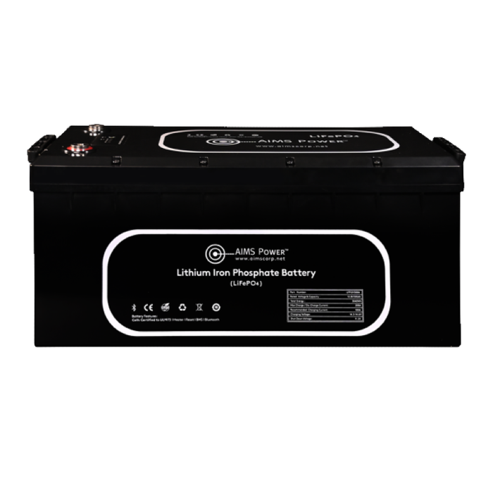 AIMS Power Lithium Battery 300Ah 3.84 kW with Wake Up