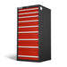 Heavy Duty Modular Drawer Cabinet - 9 Drawer,  59" H x 28.5" W x 28.5" D Tool Storage Organizer,  Steel Construction